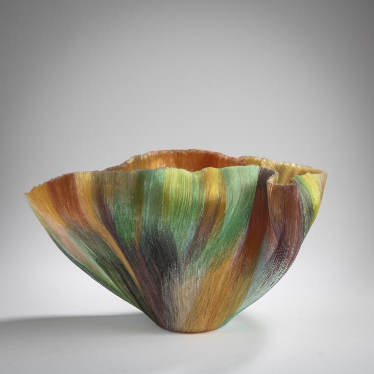 Hauptbild zu Objekt, Unique vase, c. 1985, Mary Ann 'Toots' Zynsky, 166A 173