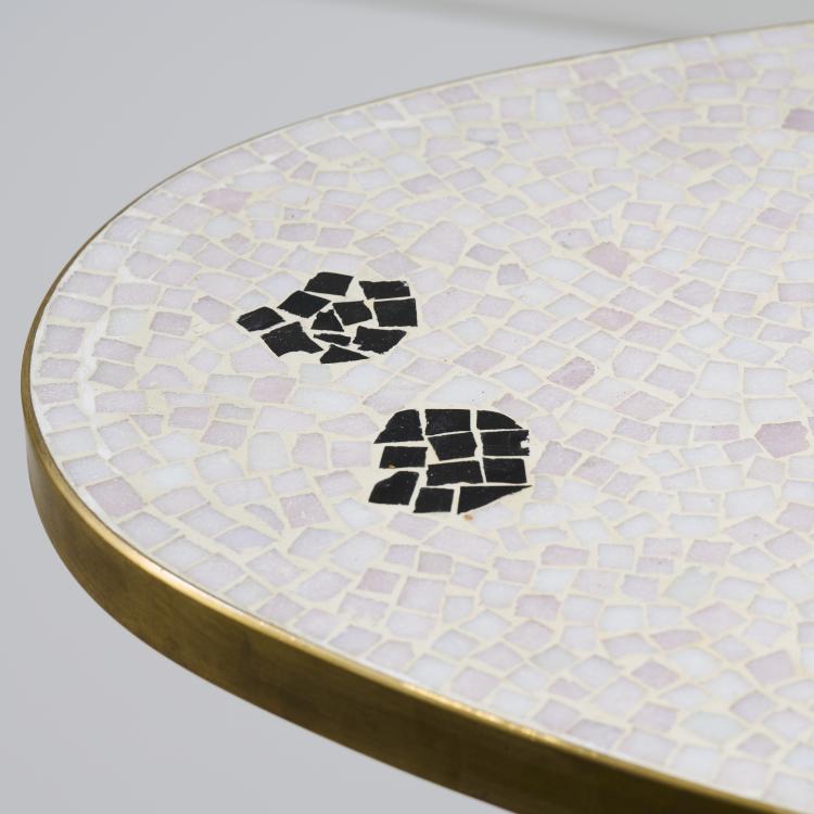Bild 4 zu Objekt, Side table, 1950s, Berthold M&uuml;ller, M&uuml;ller, Berthold, Mosaik-Werkst&auml;tte, Oerlinghausen, 167B 475