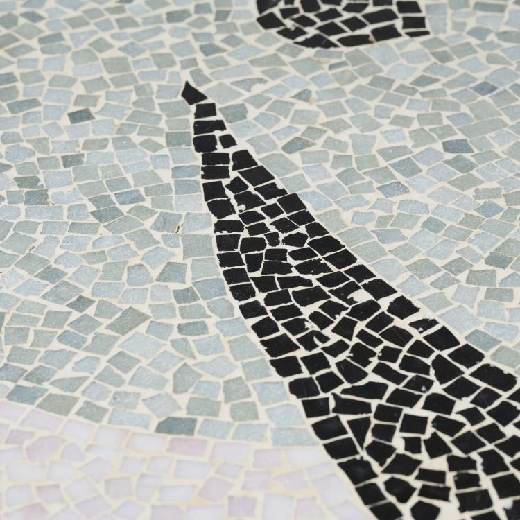 Bild 5 zu Objekt, Side table, 1950s, Berthold M&uuml;ller, M&uuml;ller, Berthold, Mosaik-Werkst&auml;tte, Oerlinghausen, 167B 475