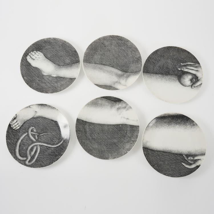 Bild 3 zu Objekt, Zw&ouml;lf Teller 'Eva', 1954, Piero Fornasetti, Fornasetti, Mailand, 166A 96