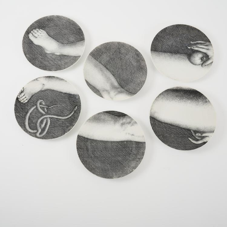 Bild 4 zu Objekt, Zw&ouml;lf Teller 'Eva', 1954, Piero Fornasetti, Fornasetti, Mailand, 166A 96