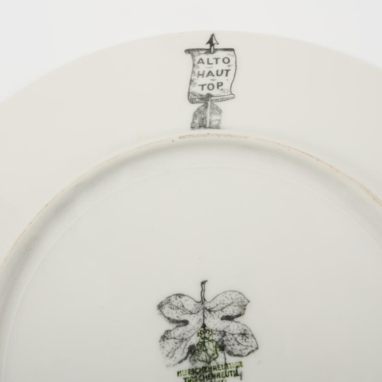 Bild 6 zu Objekt, Zw&ouml;lf Teller 'Eva', 1954, Piero Fornasetti, Fornasetti, Mailand, 166A 96