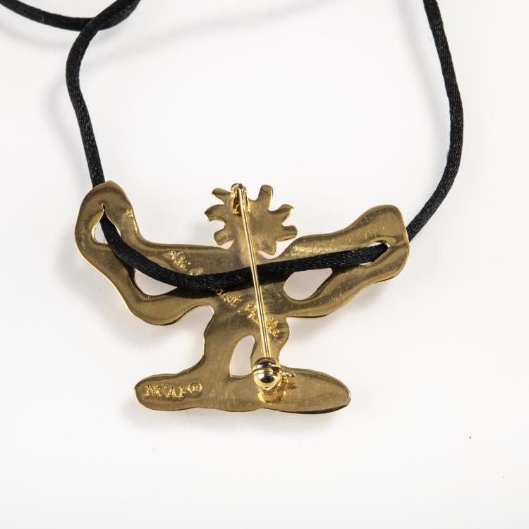 Bild 2 zu Objekt, Anh&auml;nger/Brosche 'Oiseau de Feu Blanc', um 2000, Niki de Saint Phalle, 166C 511