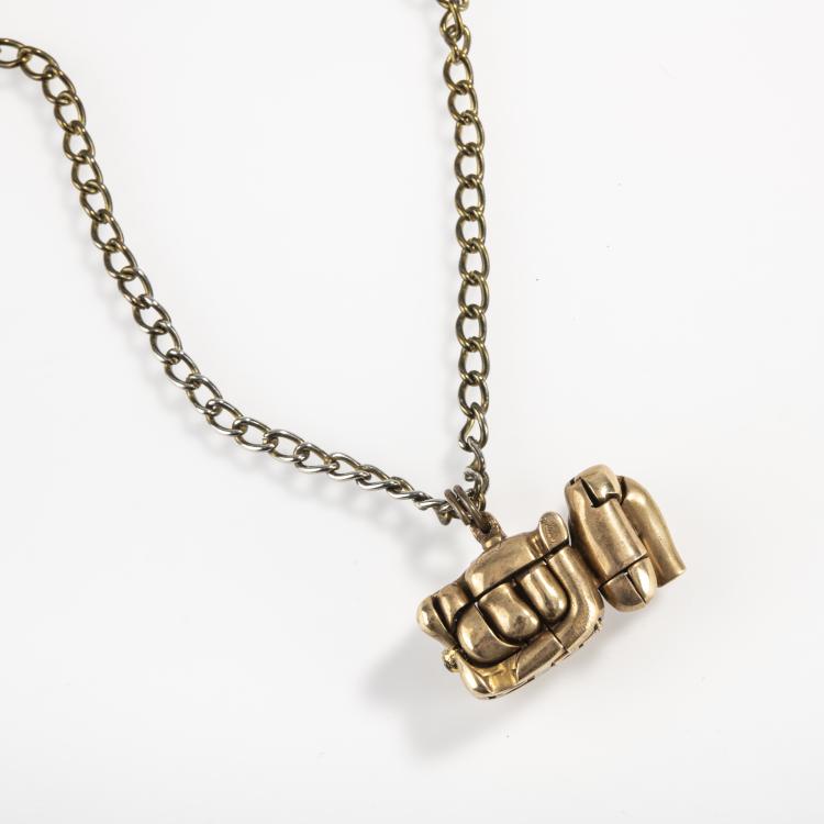 Hauptbild zu Objekt, 'Micro Maria, Opus 121' pendant/sculpture, around 1970, Miguel Berrocal, 166C 501