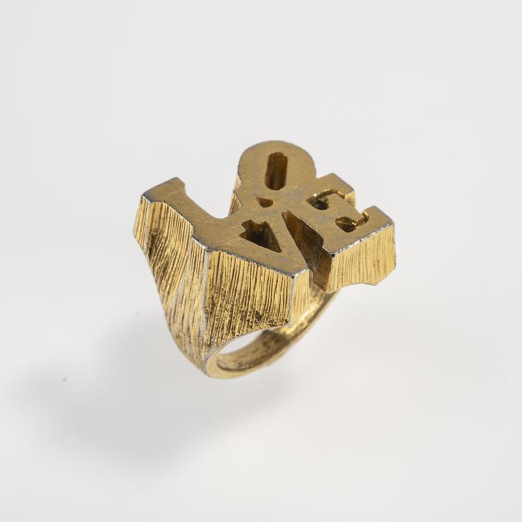 Hauptbild zu Objekt, Ring 'Love ring', 1969, Robert Indiana, 166C 512