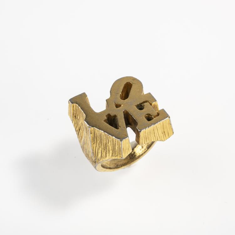 Bild 1 zu Objekt, Ring 'Love ring', 1969, Robert Indiana, 166C 512