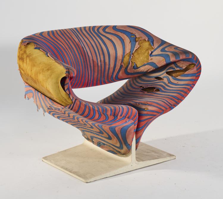 Bild 1 zu Objekt, 'Ribbon' lounge chair, 1966, Pierre Paulin, Artifort, Maastricht, 167B 548