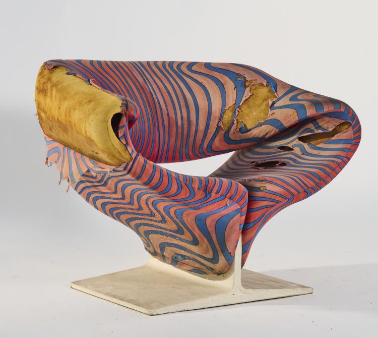 Bild 2 zu Objekt, 'Ribbon' lounge chair, 1966, Pierre Paulin, Artifort, Maastricht, 167B 548
