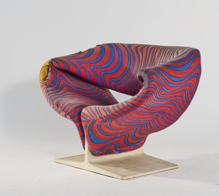 Bild 3 zu Objekt, 'Ribbon' lounge chair, 1966, Pierre Paulin, Artifort, Maastricht, 167B 548