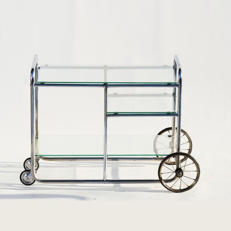 Hauptbild zu Objekt, Serving trolley, 1930s, Finnland, 166A 119
