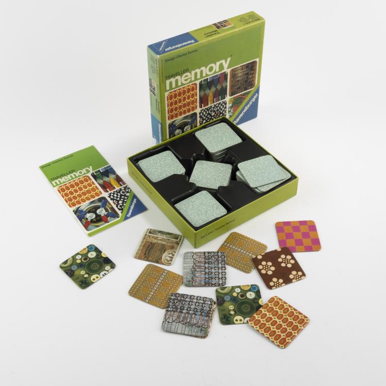 Bild 1 zu Objekt, Tischspiel 'Memory', 1974, Charles Eames, Otto Maier Verlag, Ravensburg., 167B 444