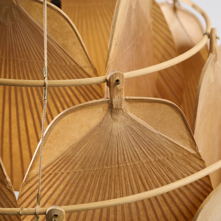 Bild 2 zu Objekt, 'Ju-Ku' ceiling light from the 'Uchiwa' series, 1973, Ingo Maurer, Maurer, Ingo, Design M, M&uuml;nchen, 166A 160