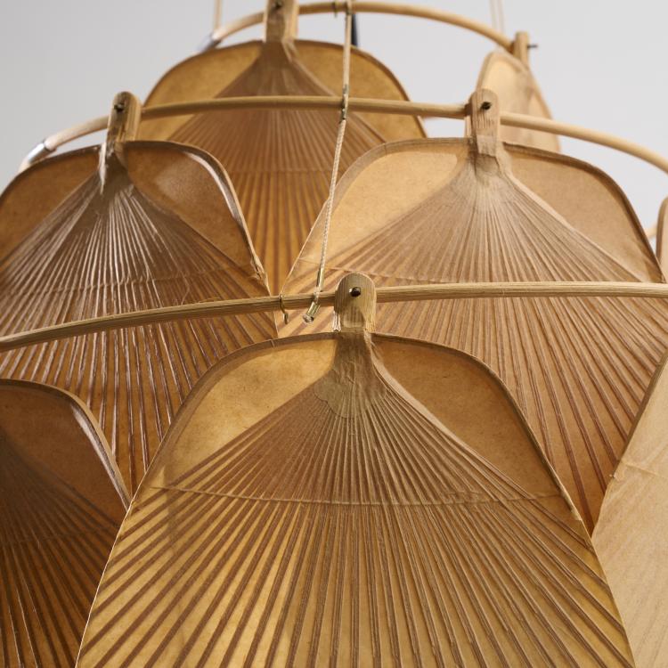 Bild 4 zu Objekt, 'Ju-Ku' ceiling light from the 'Uchiwa' series, 1973, Ingo Maurer, Maurer, Ingo, Design M, M&uuml;nchen, 166A 160