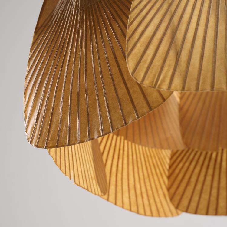 Bild 7 zu Objekt, 'Ju-Ku' ceiling light from the 'Uchiwa' series, 1973, Ingo Maurer, Maurer, Ingo, Design M, M&uuml;nchen, 166A 160