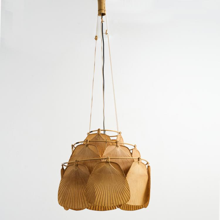 Bild 8 zu Objekt, 'Ju-Ku' ceiling light from the 'Uchiwa' series, 1973, Ingo Maurer, Maurer, Ingo, Design M, M&uuml;nchen, 166A 160