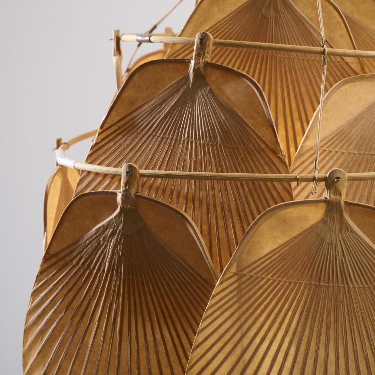 Bild 14 zu Objekt, 'Ju-Ku' ceiling light from the 'Uchiwa' series, 1973, Ingo Maurer, Maurer, Ingo, Design M, M&uuml;nchen, 166A 160