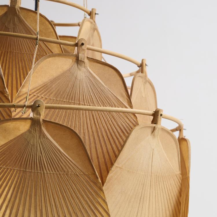 Bild 16 zu Objekt, 'Ju-Ku' ceiling light from the 'Uchiwa' series, 1973, Ingo Maurer, Maurer, Ingo, Design M, M&uuml;nchen, 166A 160