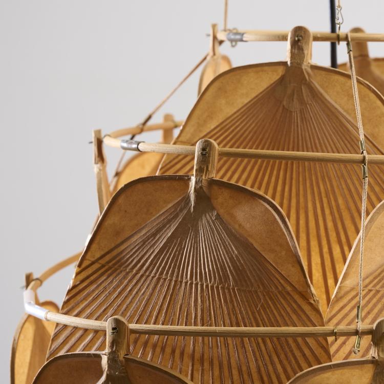 Bild 17 zu Objekt, 'Ju-Ku' ceiling light from the 'Uchiwa' series, 1973, Ingo Maurer, Maurer, Ingo, Design M, M&uuml;nchen, 166A 160