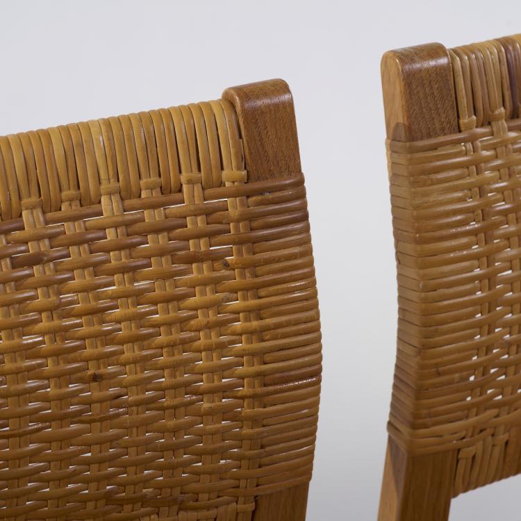 Bild 8 zu Objekt, Two armchairs, four 'BM62' chairs, 1957, B&oslash;rge Mogensen, Lauritsen P. & S&oslash;n, Aalstrup, 166A 136