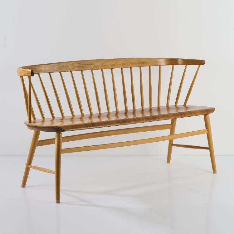 Bild 4 zu Objekt, 'Florett Nr. 150' bench, c. 1955, Ebbe Wigell, Br&ouml;derna Wigells Stolfabrik AB, Malmb&auml;ck, 167B 495