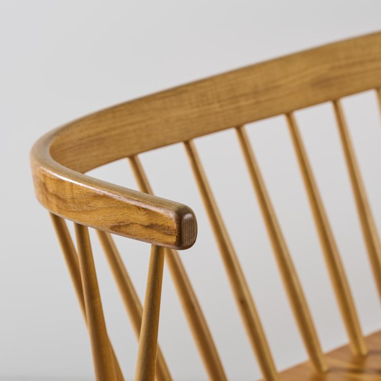 Bild 7 zu Objekt, 'Florett Nr. 150' bench, c. 1955, Ebbe Wigell, Br&ouml;derna Wigells Stolfabrik AB, Malmb&auml;ck, 167B 495