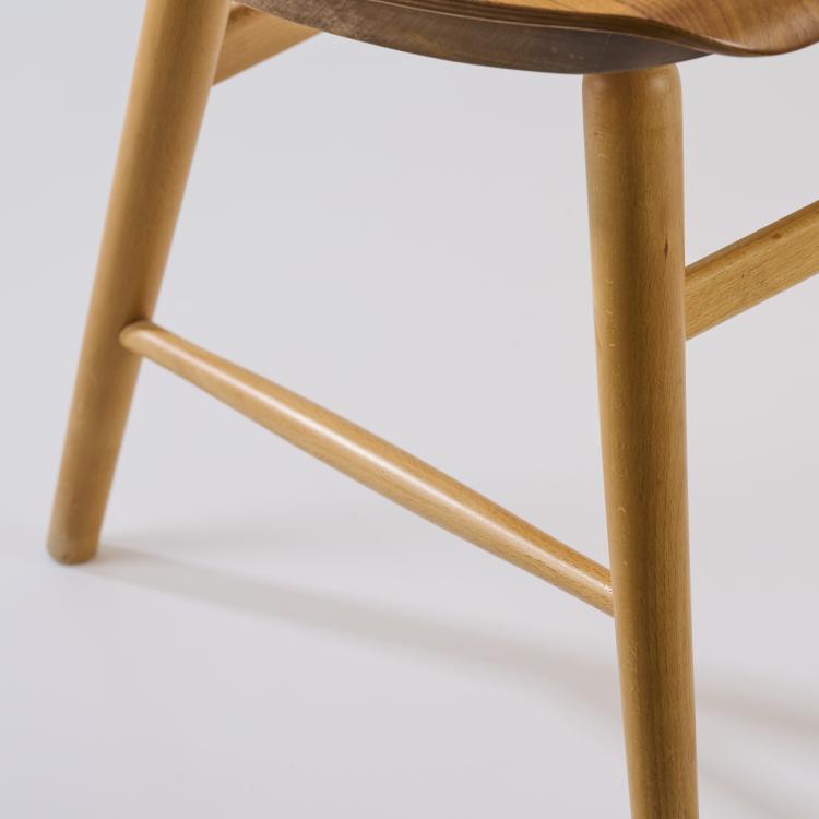 Bild 8 zu Objekt, 'Florett Nr. 150' bench, c. 1955, Ebbe Wigell, Br&ouml;derna Wigells Stolfabrik AB, Malmb&auml;ck, 167B 495