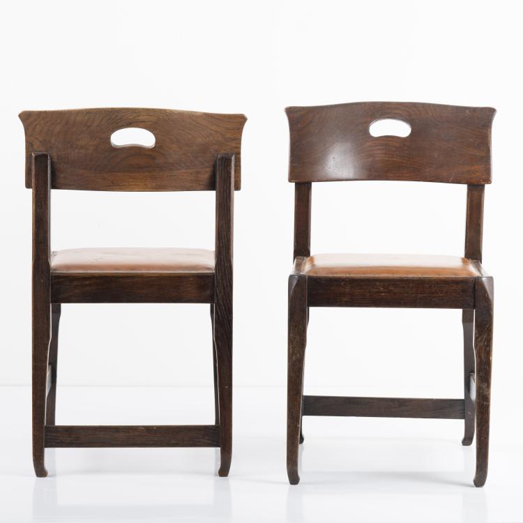 Bild 2 zu Objekt, Zwei St&uuml;hle, 1902, Richard Riemerschmid, Dresdner Werkst&auml;tten, Hellerau, 166A 35