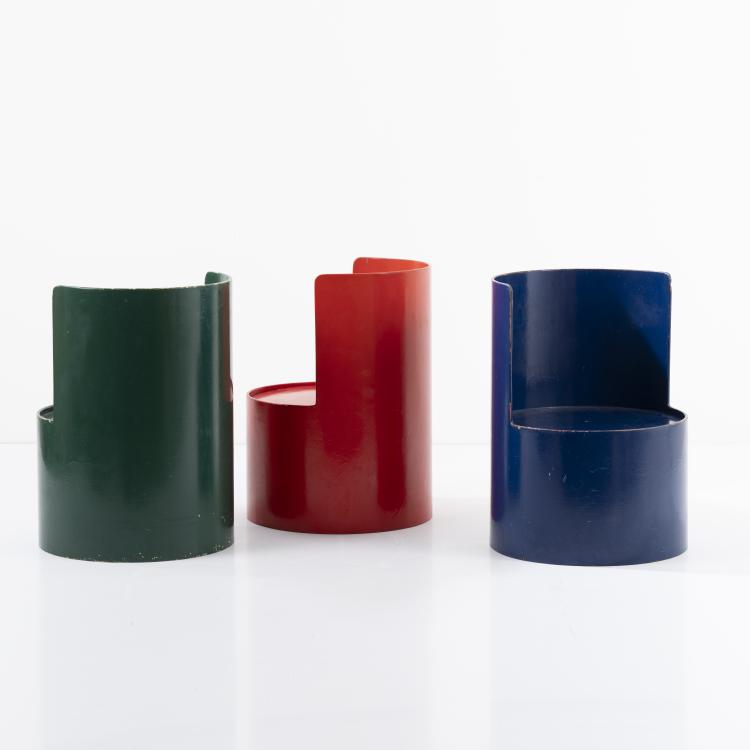 Bild 1 zu Objekt, Three children's chairs, c. 1966, Bernard Holdaway (attributed), Paidiwerk GmbH Holzwarenfabrik, Hafenlohr., 167B 427