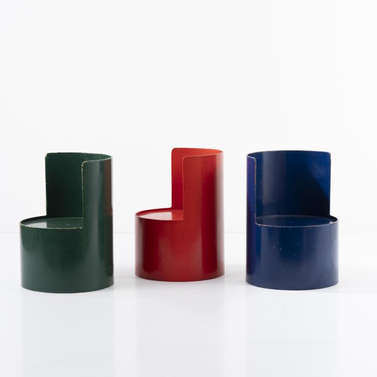 Bild 2 zu Objekt, Three children's chairs, c. 1966, Bernard Holdaway (attributed), Paidiwerk GmbH Holzwarenfabrik, Hafenlohr., 167B 427