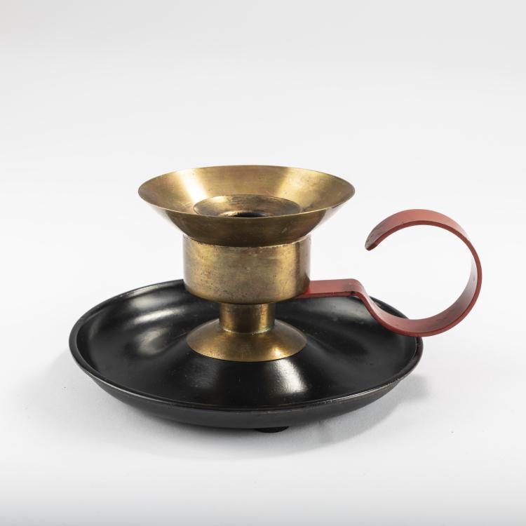 Hauptbild zu Objekt, Kerzenleuchter, 1929-32, Marianne Brandt, Ruppelwerk, Gotha, 166A 53