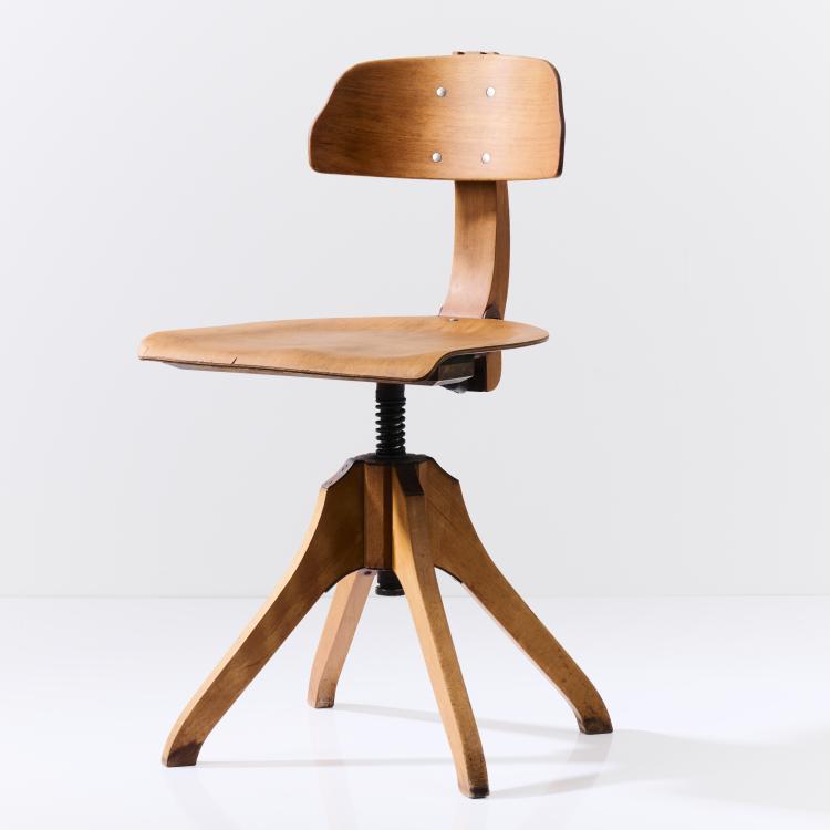 Hauptbild zu Objekt, 'Europa' chair, 1920s, Olympia B&uuml;romaschinenwerke A.G., Erfurt, 166A 45