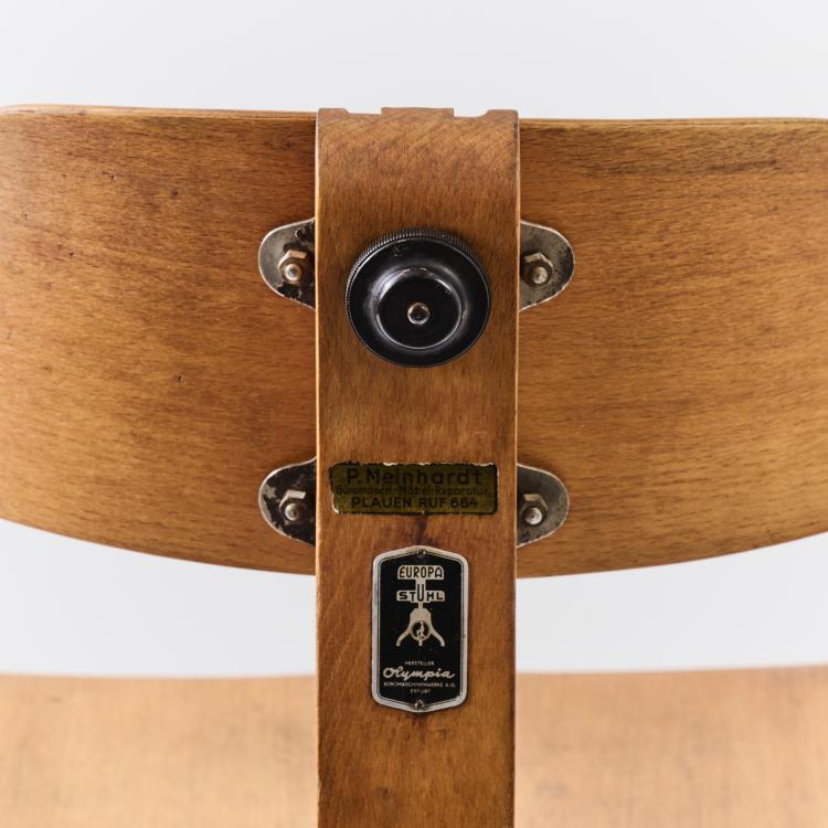 Bild 7 zu Objekt, 'Europa' chair, 1920s, Olympia B&uuml;romaschinenwerke A.G., Erfurt, 166A 45