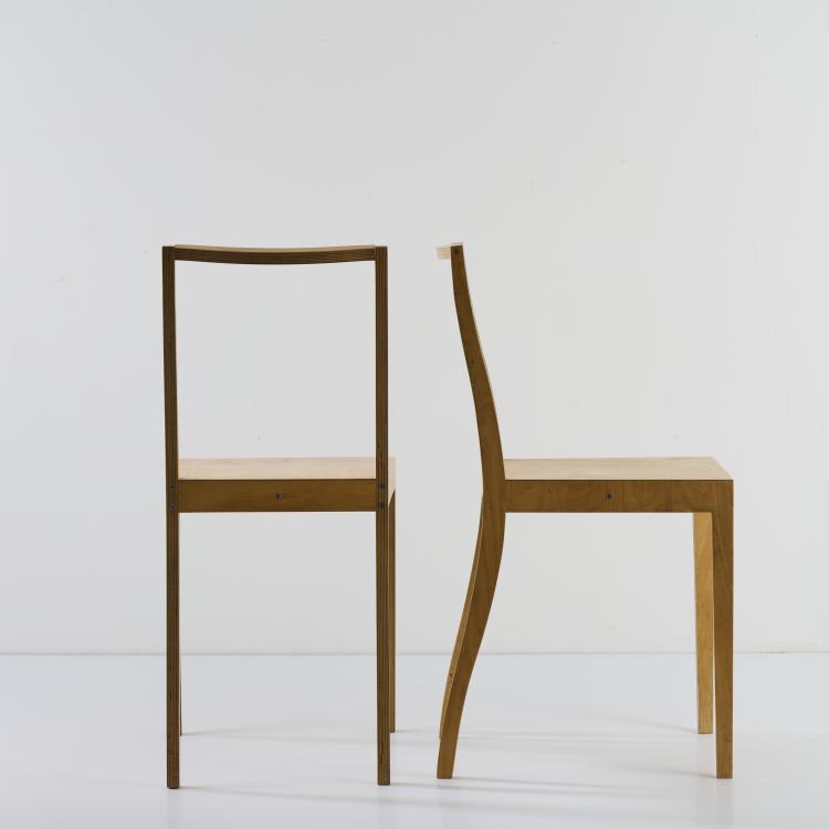 Bild 3 zu Objekt, Two 'Ply-Chair' chairs, 1988, Jasper Morrison, Vitra Design, Weil am Rhein, 167B 580
