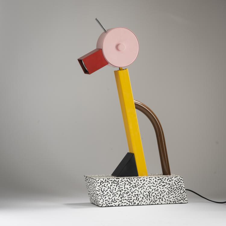 Hauptbild zu Objekt, 'Tahiti' table light, 1981, Ettore Sottsass, Memphis, Mailand, 166A 166