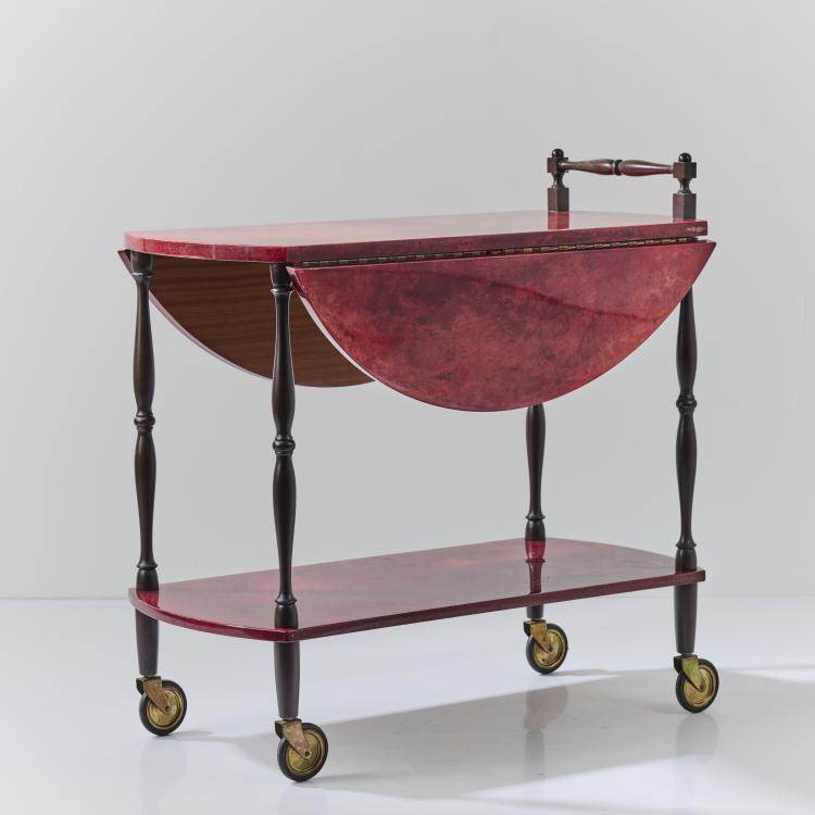 Bild 4 zu Objekt, Serving trolley, 1950s, Aldo Tura, Tura, Mailand, 166A 90