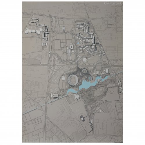 Information graphic 'Olympiapark München', 1970