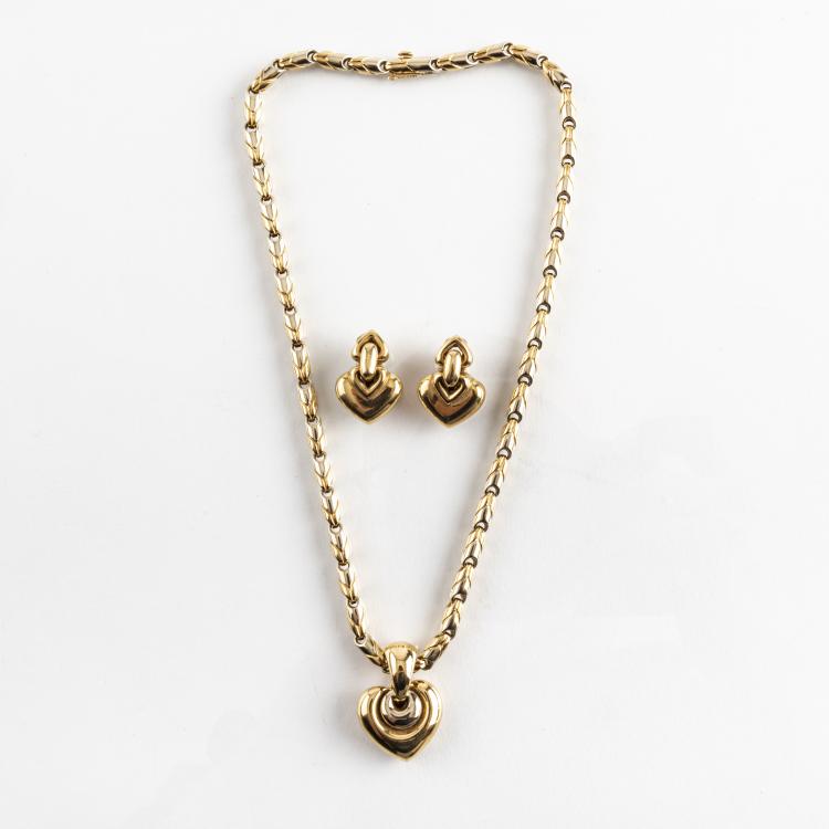 Bild 3 zu Objekt, Collier 'Double Heart', 2000er Jahre, Bulgari, Rom, 166D 572