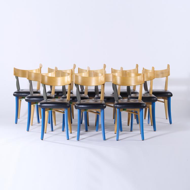 Bild 2 zu Objekt, 12 'Quasi Modo' chairs, 1990s, Anthologie Quartett, Bad Essen, 166A 162