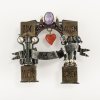 Brosche 'In allen vier Ecken soll Liebe stecken', 1988