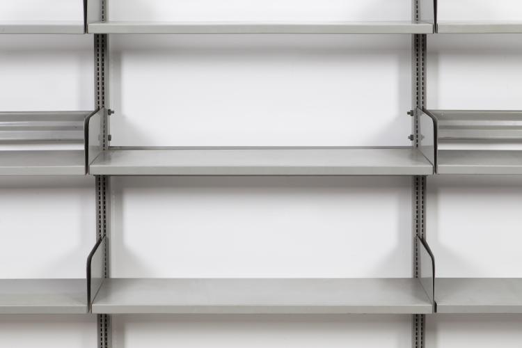 Bild 2 zu Objekt, Shelving system, 1959, Ferdinand Kramer, Ronninger Stahlbau, Hamm, 166A 79