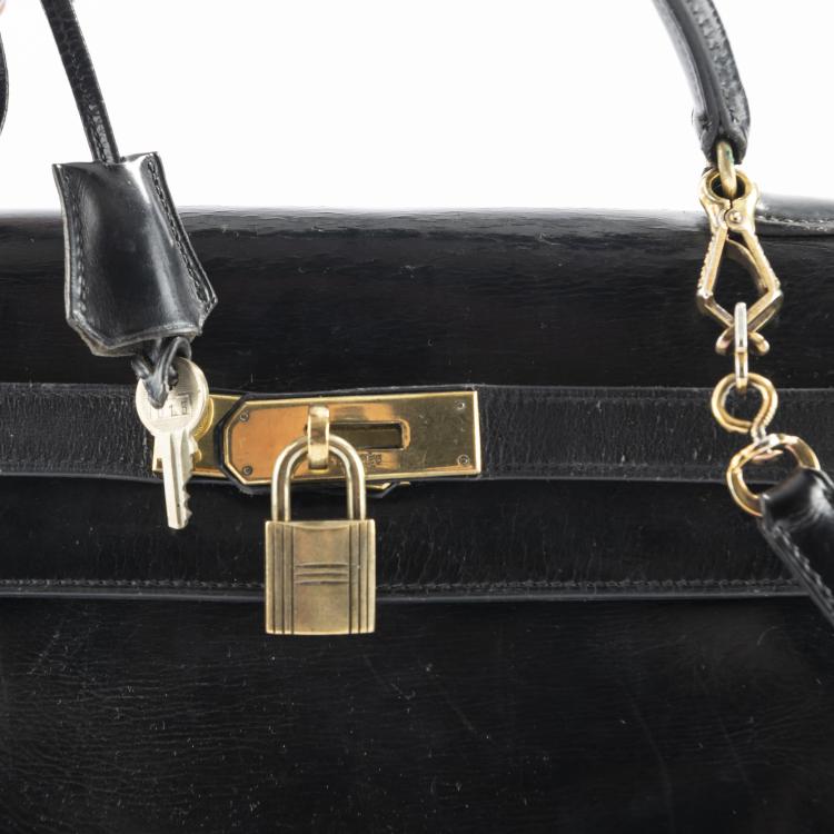 Bild 1 zu Objekt, Handtasche 'Kelly Bag 28', wohl 1959, Herm&egrave;s, Paris, 166D 567