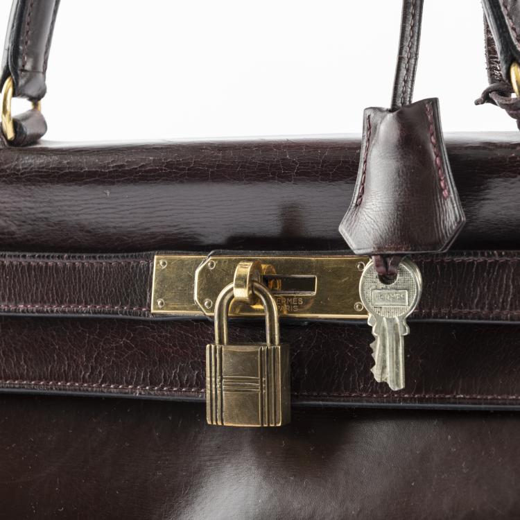 Bild 1 zu Objekt, Handtasche 'Kelly Bag 28', 1955/56, Herm&egrave;s, Paris, 166D 566