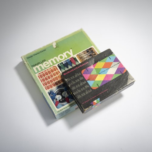 Two table games 'Cloud Cuckoo House' and 'Memory', 1950s / 1974