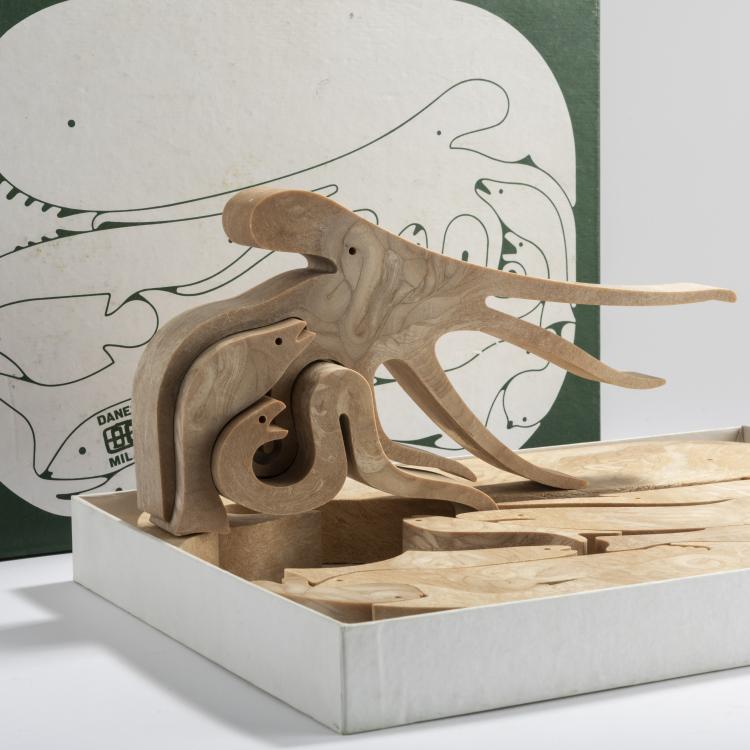 Bild 1 zu Objekt, Puzzle '16 Pesci - model 3106A', 1973, Enzo Mari, Danese, Mailand, 167A 154