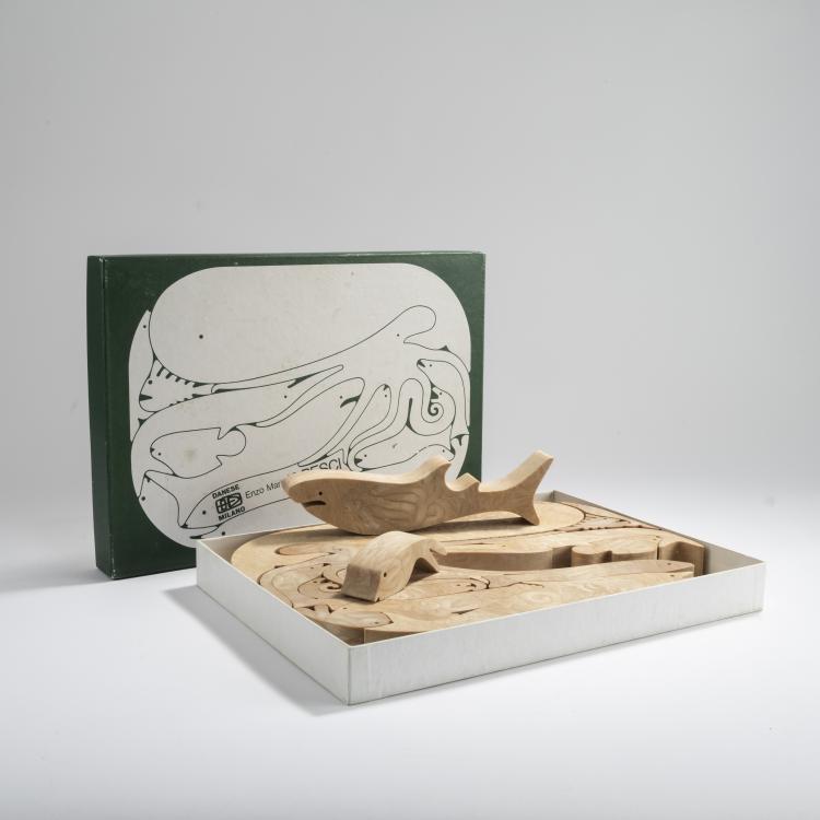 Bild 2 zu Objekt, Puzzle '16 Pesci - model 3106A', 1973, Enzo Mari, Danese, Mailand, 167A 154