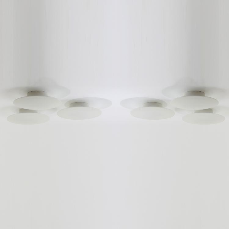 Bild 1 zu Objekt, Sechs Wandleuchten 'Eklipta', 1959, Arne Jacobsen, Poulsen, Louis, Kopenhagen., 167B 498