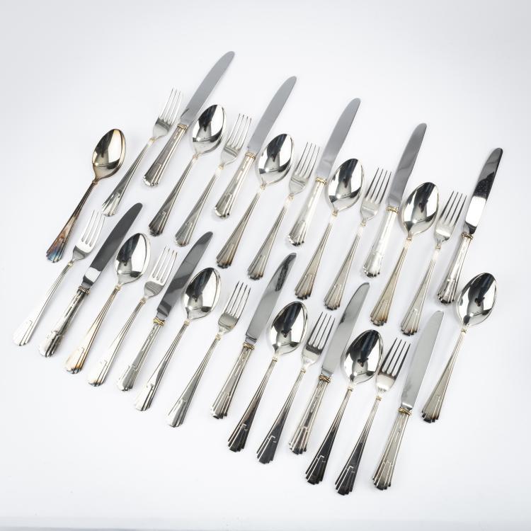 Hauptbild zu Objekt, Men&uuml;besteck 'La Maison Louis Cartier', Cartier, Paris, 166D 613