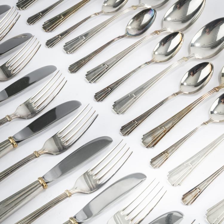 Bild 1 zu Objekt, 'La Maison Louis Cartier' dessert cutlery, Cartier, Paris, 166D 616