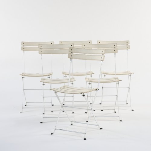 6 'Celestina' folding chairs, 1978