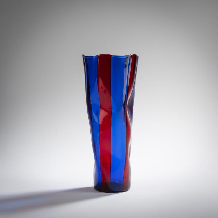 Hauptbild zu Objekt, 'A fasce verticale' vase, c. 1950, Fulvio Bianconi, Venini & C., Murano, 167C 654